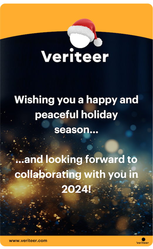 Veriteer Holiday Card 2023